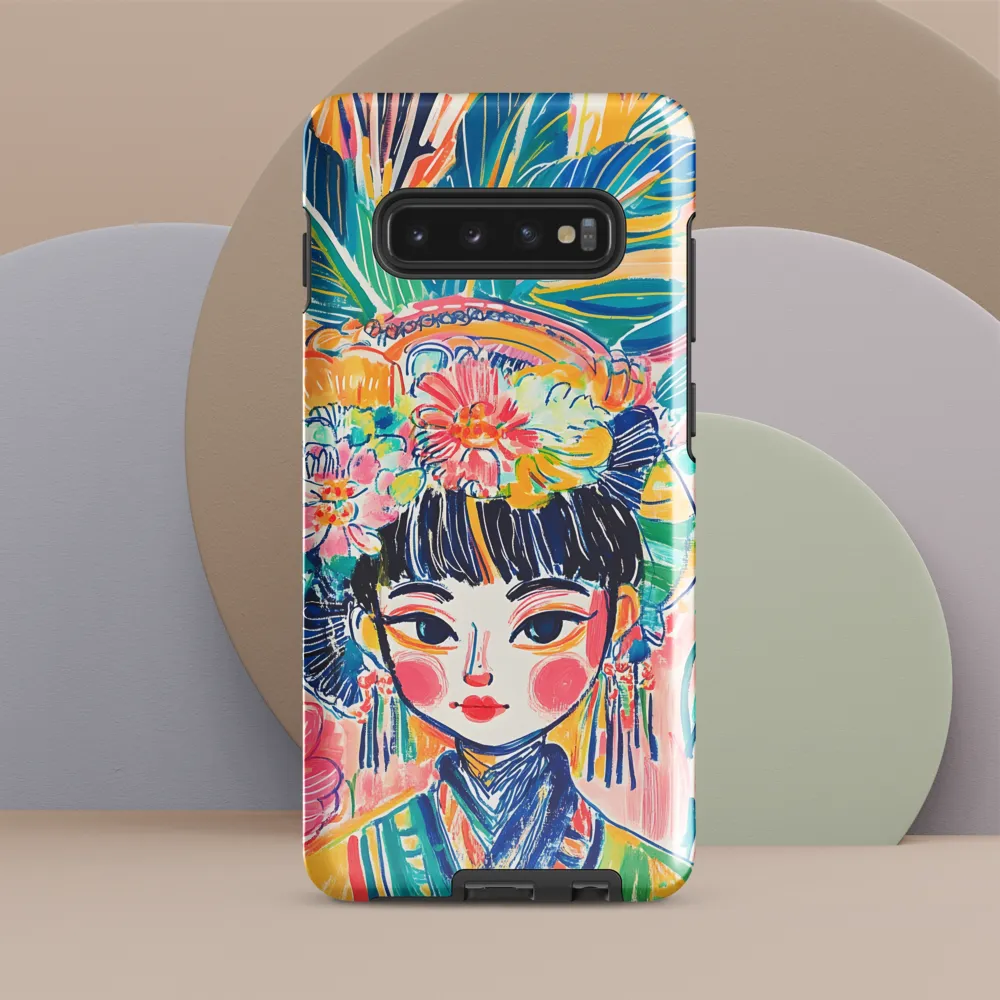 Blossoming Serenity | Phone Case |  S10 Plus | Tough Case | Glossy