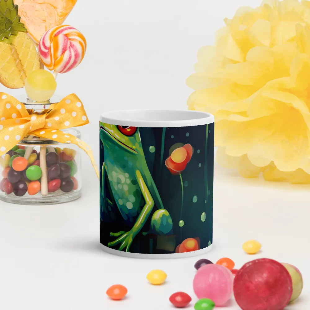 Playful Frogs in a Lush Pond | Mugs | Multiple Sizes & Colors