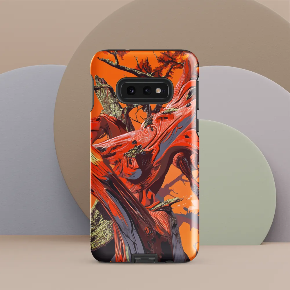 Life in Motion: An Abstract Tree | Phone Case |  S10e | Tough Case | Glossy