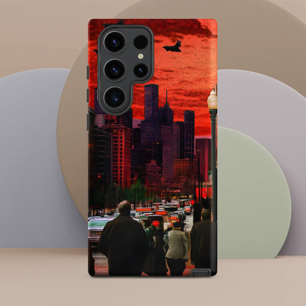 Urban Reverie: Stratospheric Shadows | Phone Case |  S23 Ultra | Tough Case | Matte