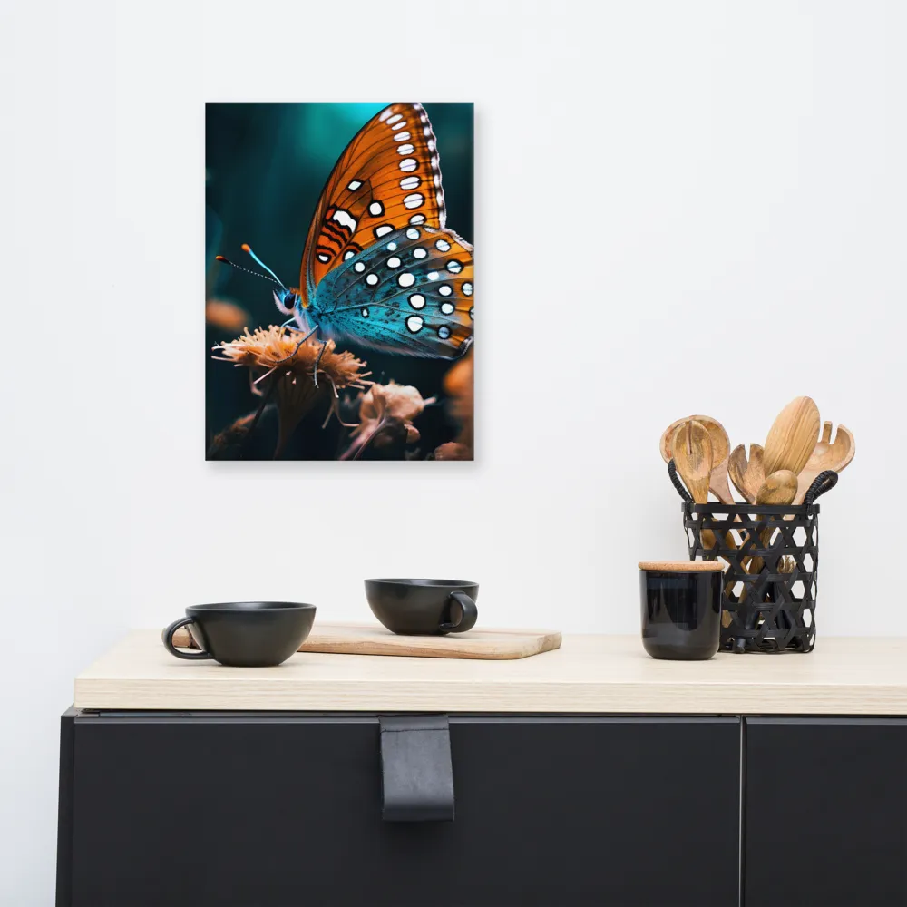 Whispers of Color: The Butterfly's Embrace
