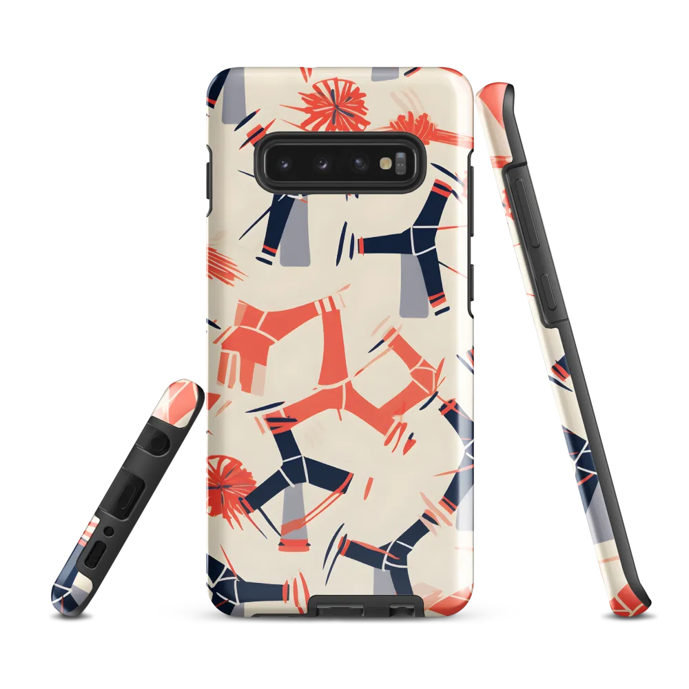 Whimsical Patterns of Nature and Femininity | Phone Case |  S10 Plus | Tough Case | Glossy