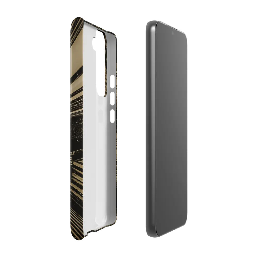 Urban Symphony: Aerial Perspective of City Life | Phone Case |  S22 Plus | Snap Case | Matte