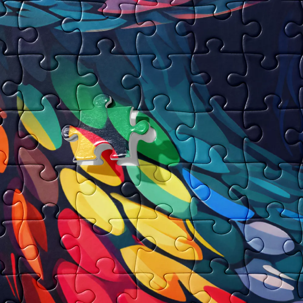 Serpentine Harmony | Jigsaw Puzzle | 252/520 pieces