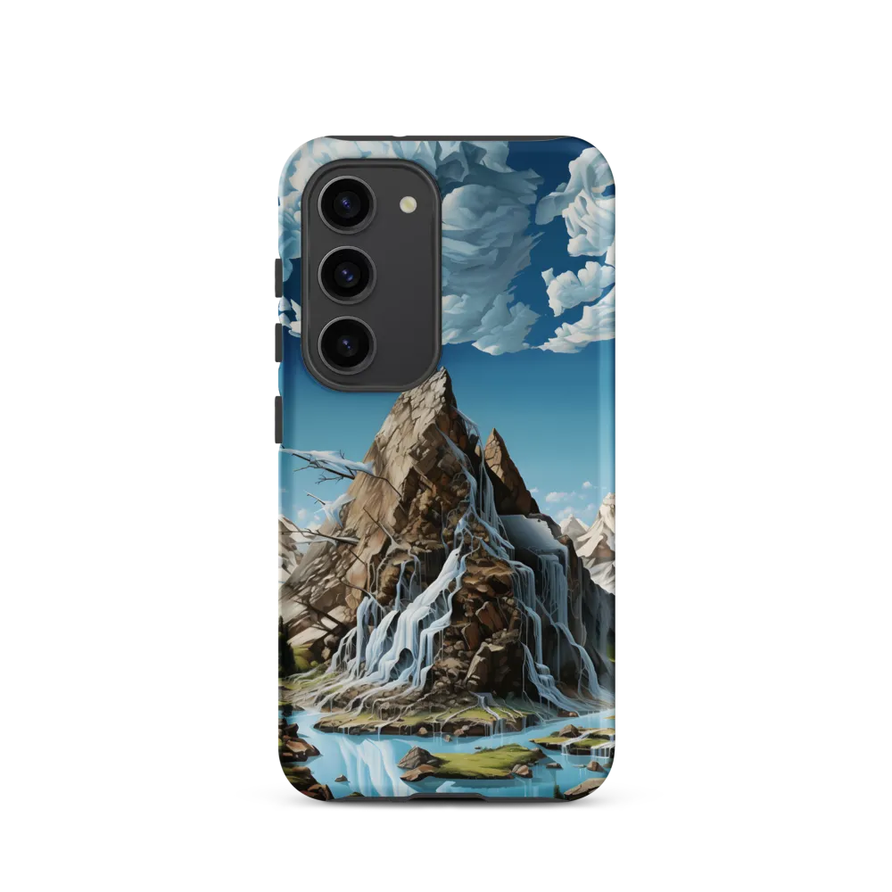 Majestic Cascade: A Mountain Masterpiece