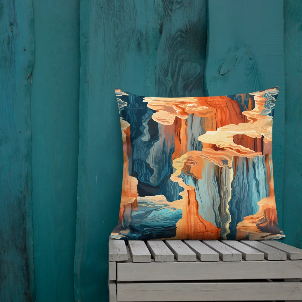 Ethereal Canyon Dreamscape | Pillow | 22″×22″