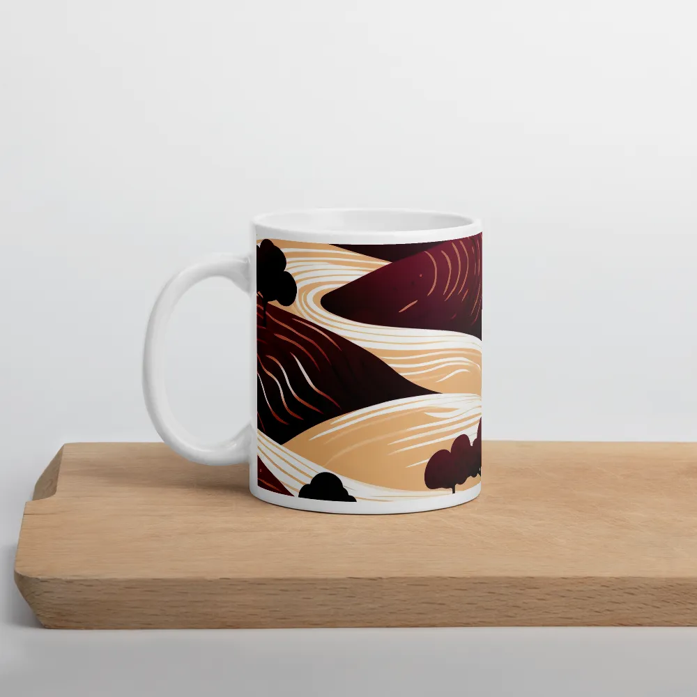 Serenity in the Hills | Mug with White inside | 11 oz