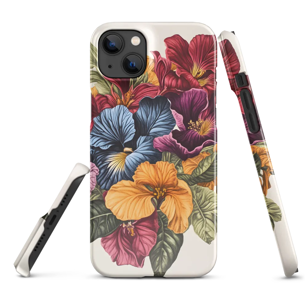 Floral Symphony in Color | Phone Case |  14 Plus | Snap Case | Glossy