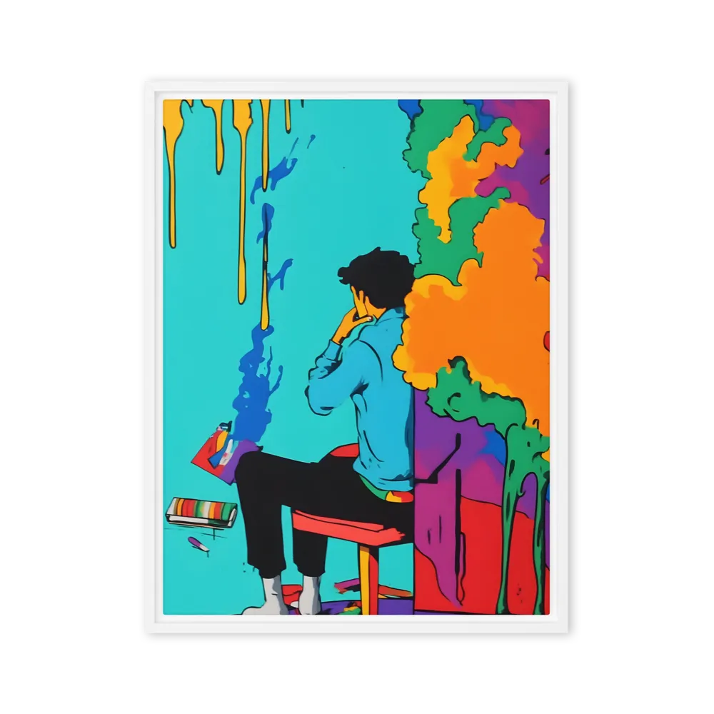 The Artist Within | Canvas with White Frame | 24″×32″