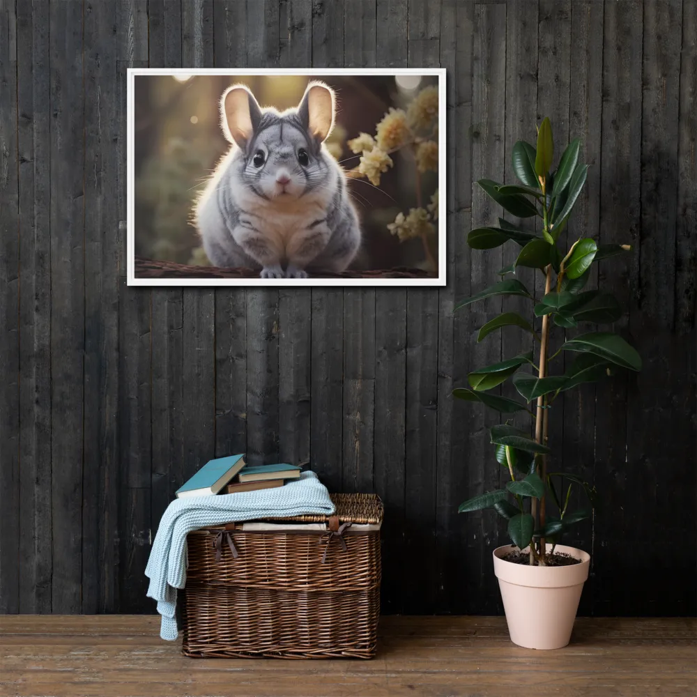 Curious Chinchilla in the Forest