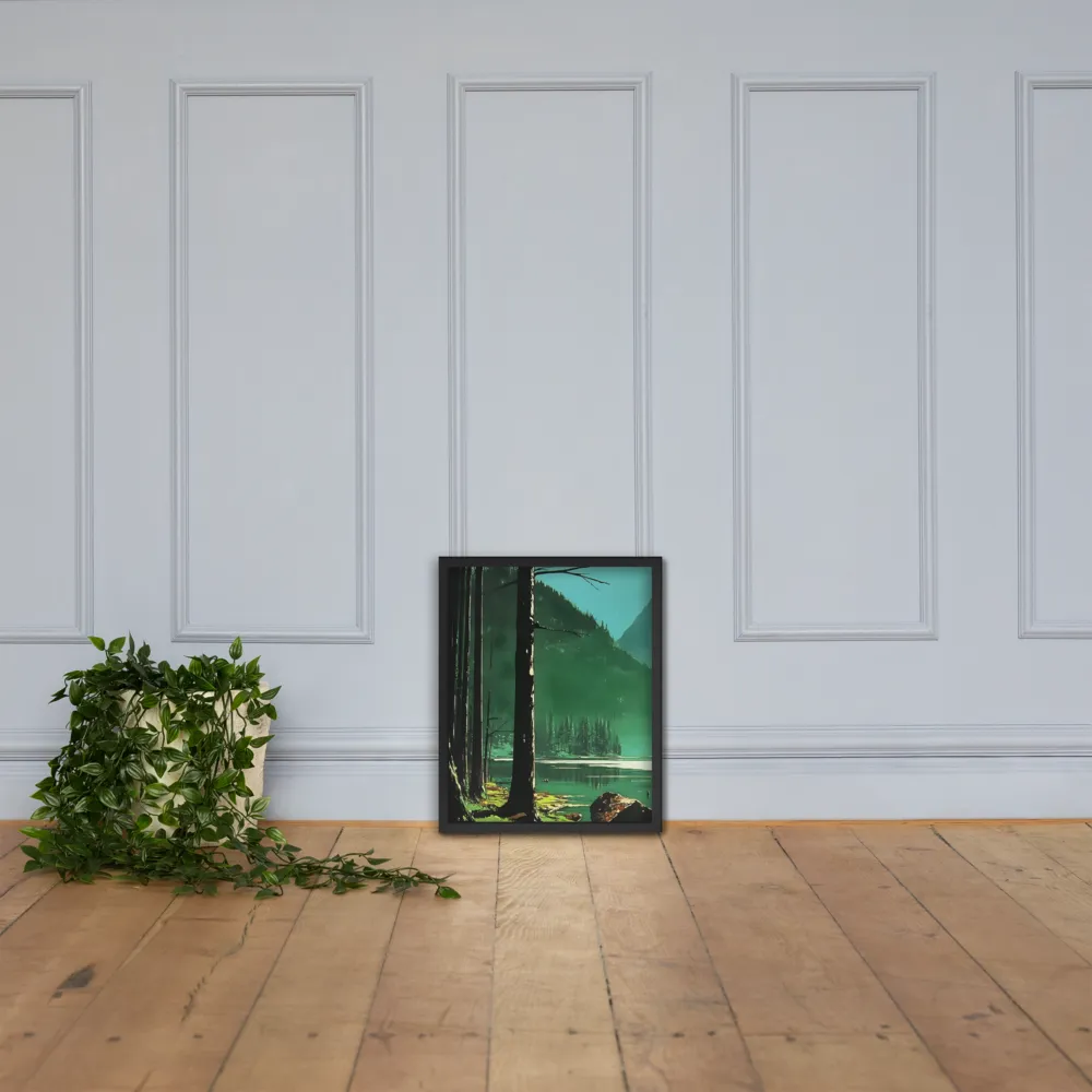 Reflections of Tranquility | Poster with Black Frame | 16″×20″