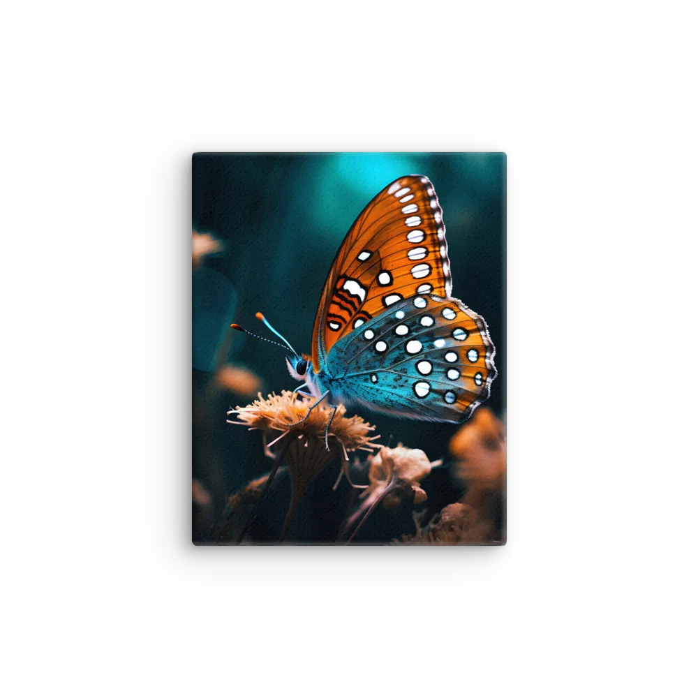 Whispers of Color: The Butterfly's Embrace
