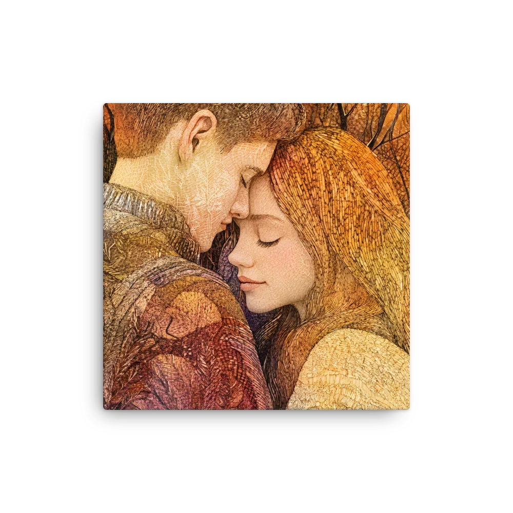 Embrace of Autumn | Thin Canvas | 16″×16″