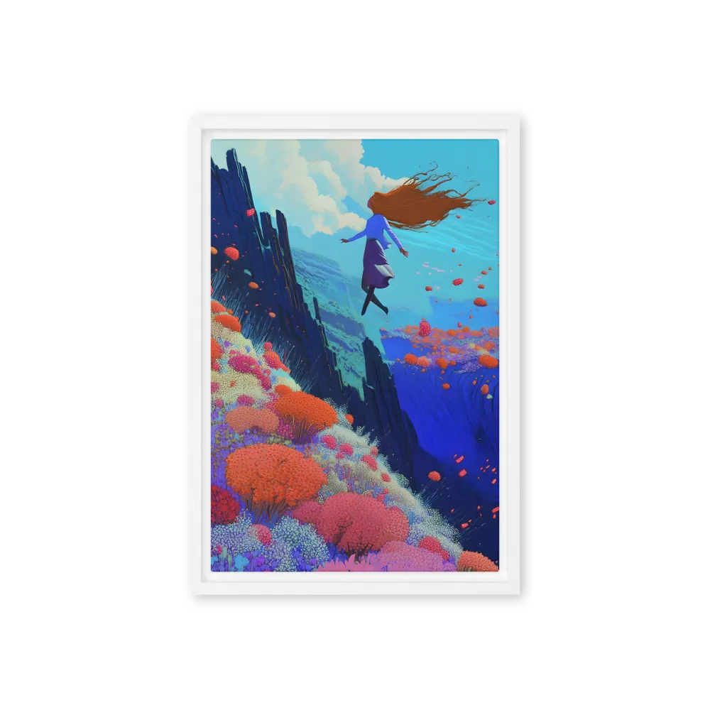 Whispers of Freedom | Canvas with White Frame | 12″×18″