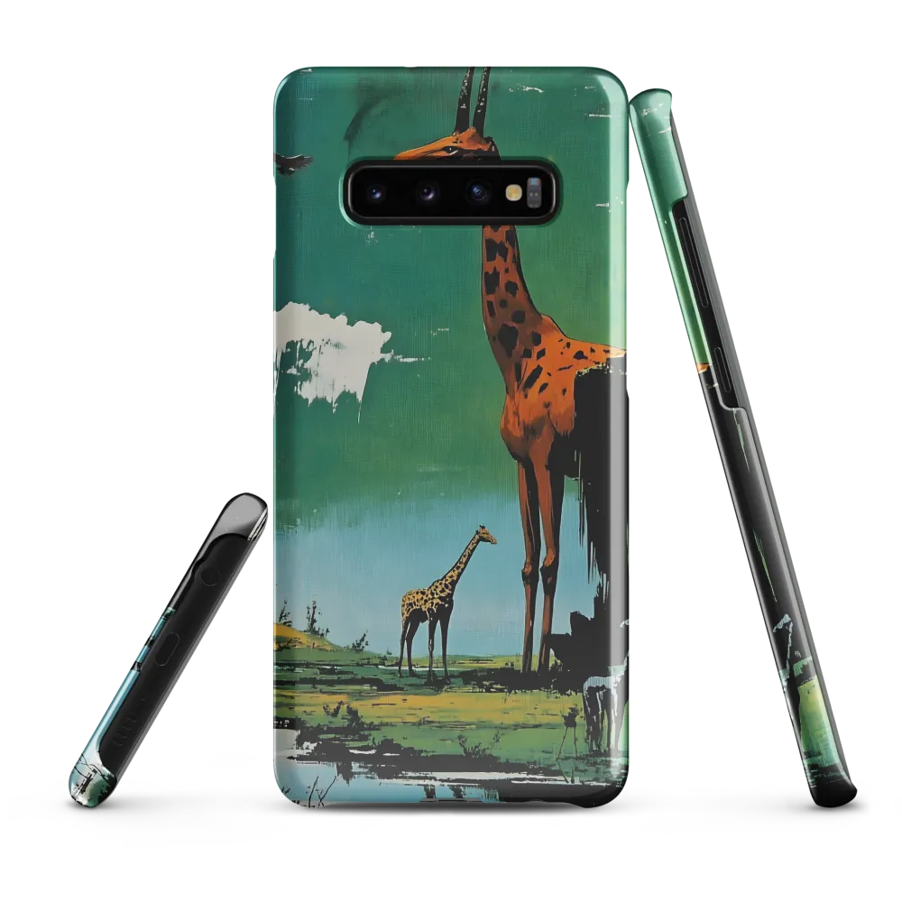 Giraffe Reverie | Phone Case |  S10 Plus | Snap Case | Glossy