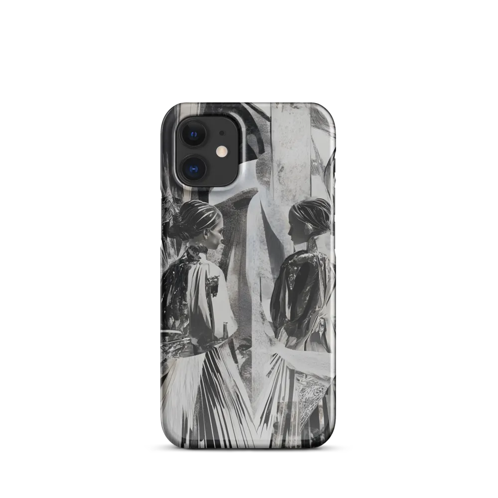 Reflections in Monochrome | Phone Case |  12 Mini | Snap Case | Glossy