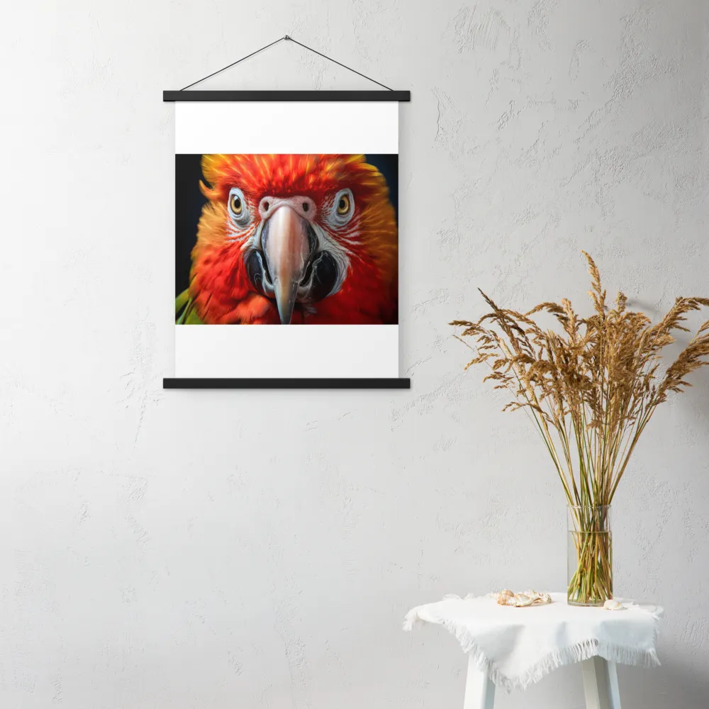 The Fiery Gaze of the Parrot