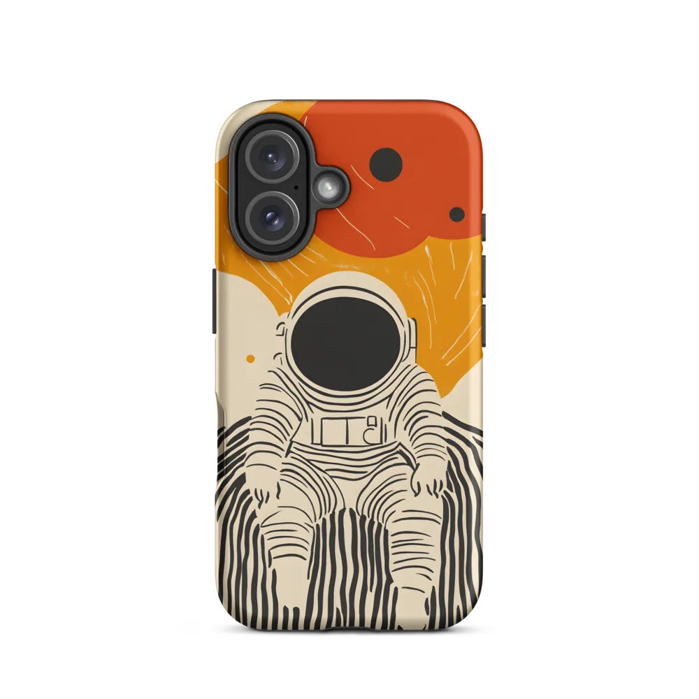 Astronaut in Cosmic Thoughts | Phone Case |  16 | Tough Case | Matte