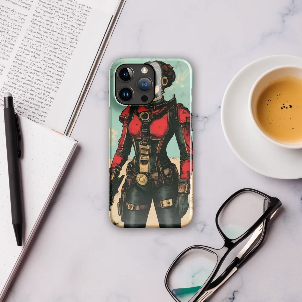 Futuristic Explorer: A Steampunk Adventure | Phone Case |  15 Pro Max | Snap Case | Glossy