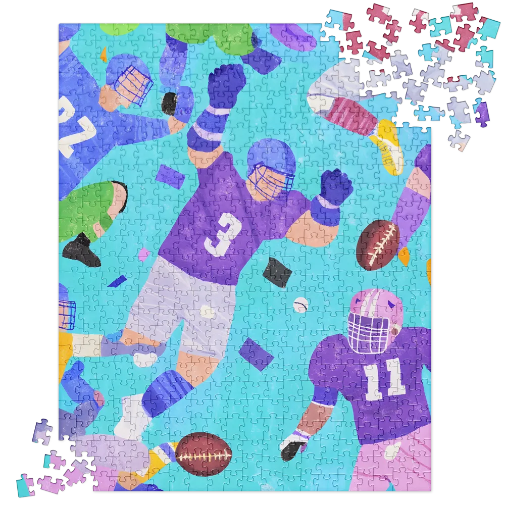 Dynamic Playmakers in Motion | Jigsaw Puzzle | 520 pieces