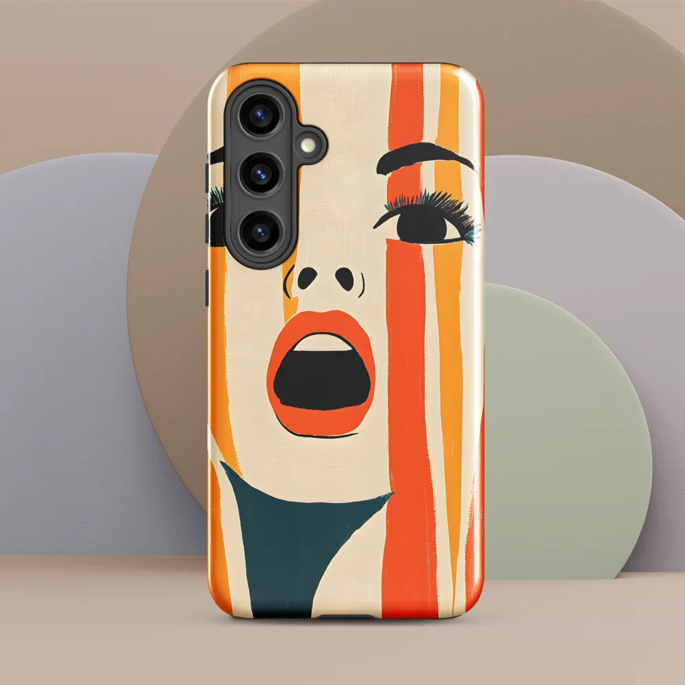 Vivid Expression | Phone Case |  S24 Plus | Tough Case | Glossy
