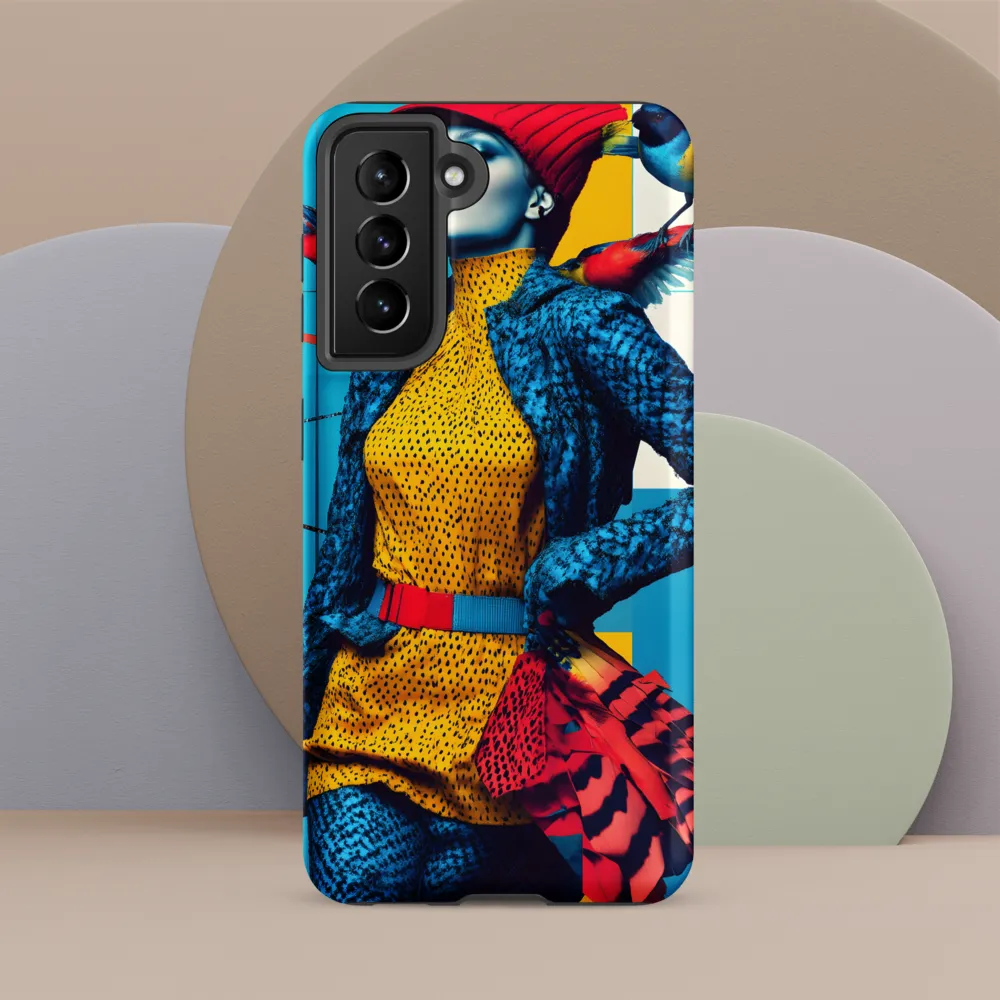 Vibrant Fusion of Nature and Fashion