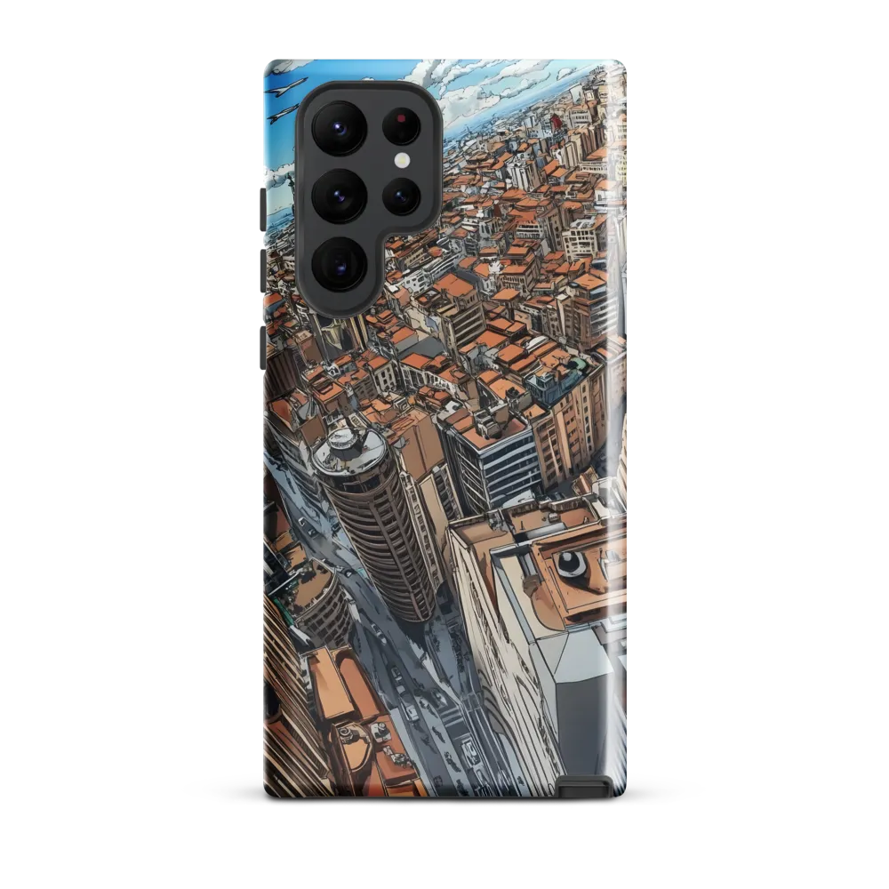 Aerial Symphony of Urban Life
