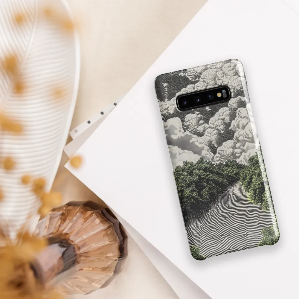 Waves of Serenity | Phone Case |  S10 Plus | Snap Case | Glossy