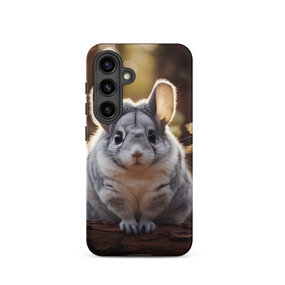 Curious Chinchilla in the Forest