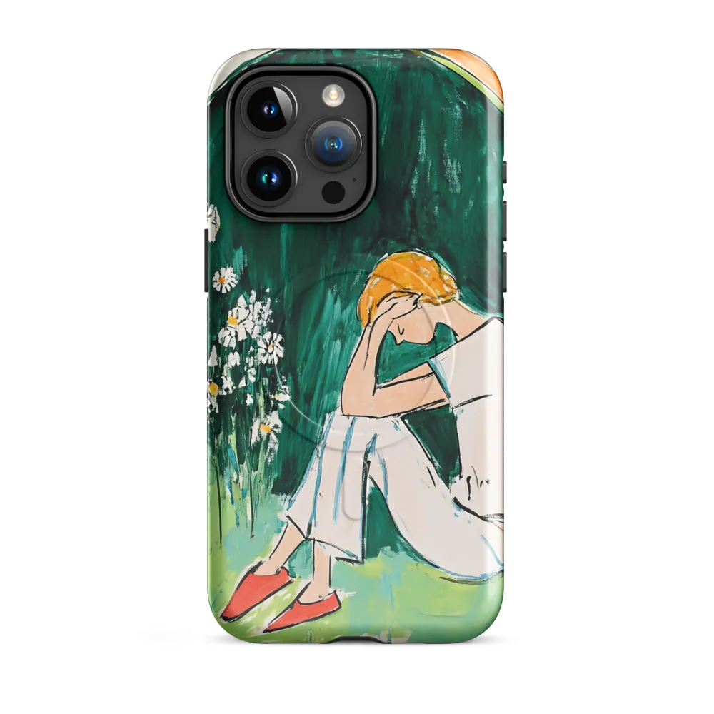 Silent Sorrow | Phone Case |  15 Pro Max | MagSafe® Tough Case | Glossy