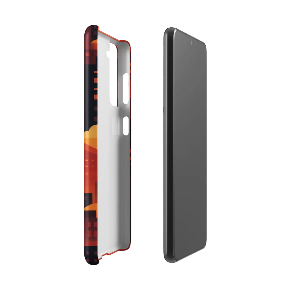 Radiance of the Urban Horizon | Phone Case |  S21 | Snap Case | Matte