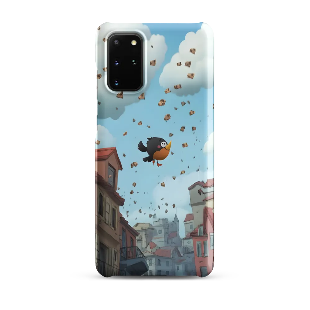 A Whimsical Flight Through Bread and Sky