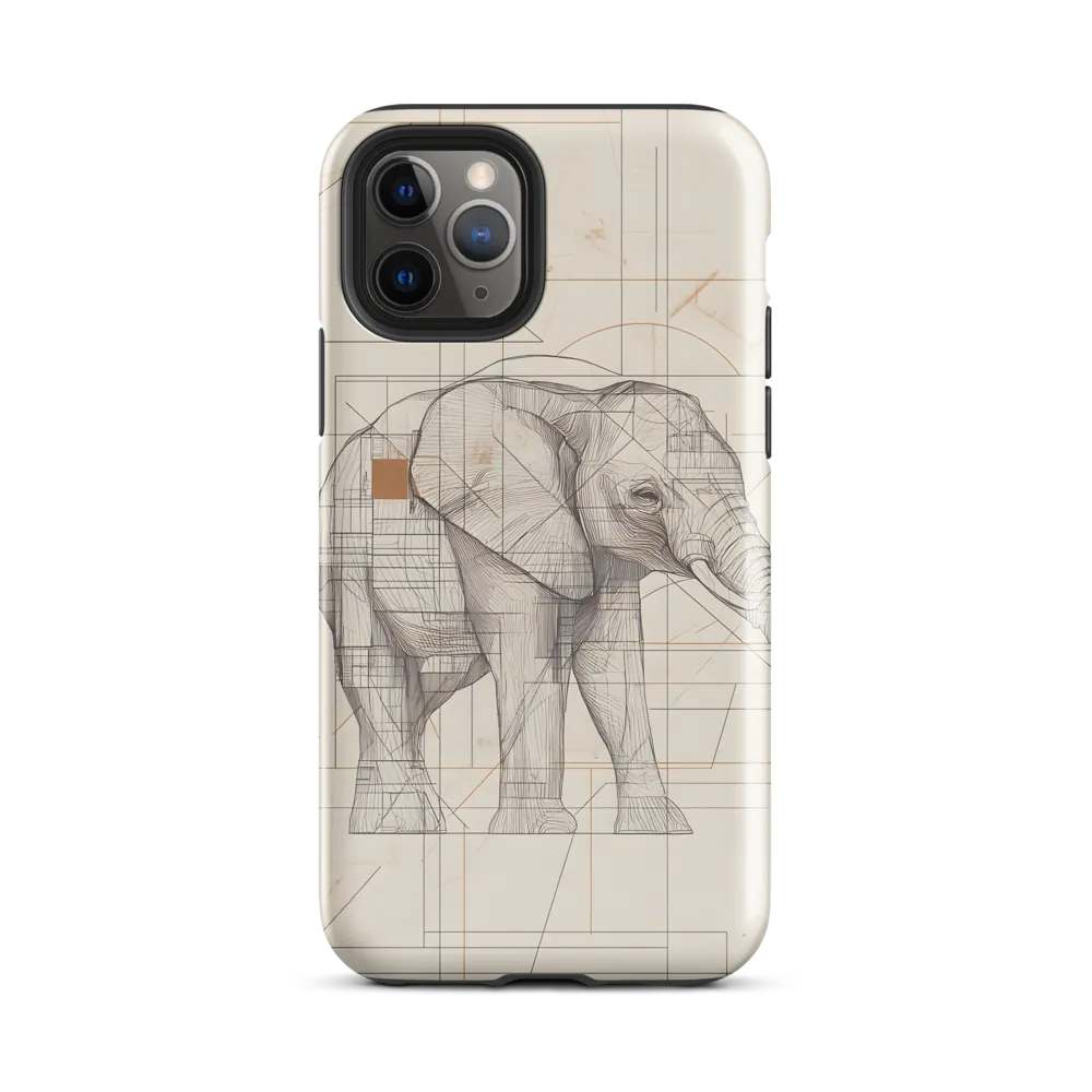 Geometric Elegance: The Steel Elephant