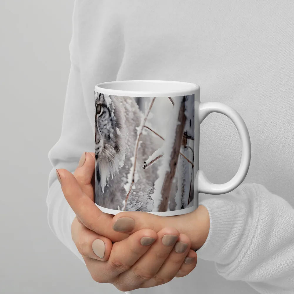 Whispers of Winter: The Lynx in Snow | Mugs | Multiple Sizes & Colors