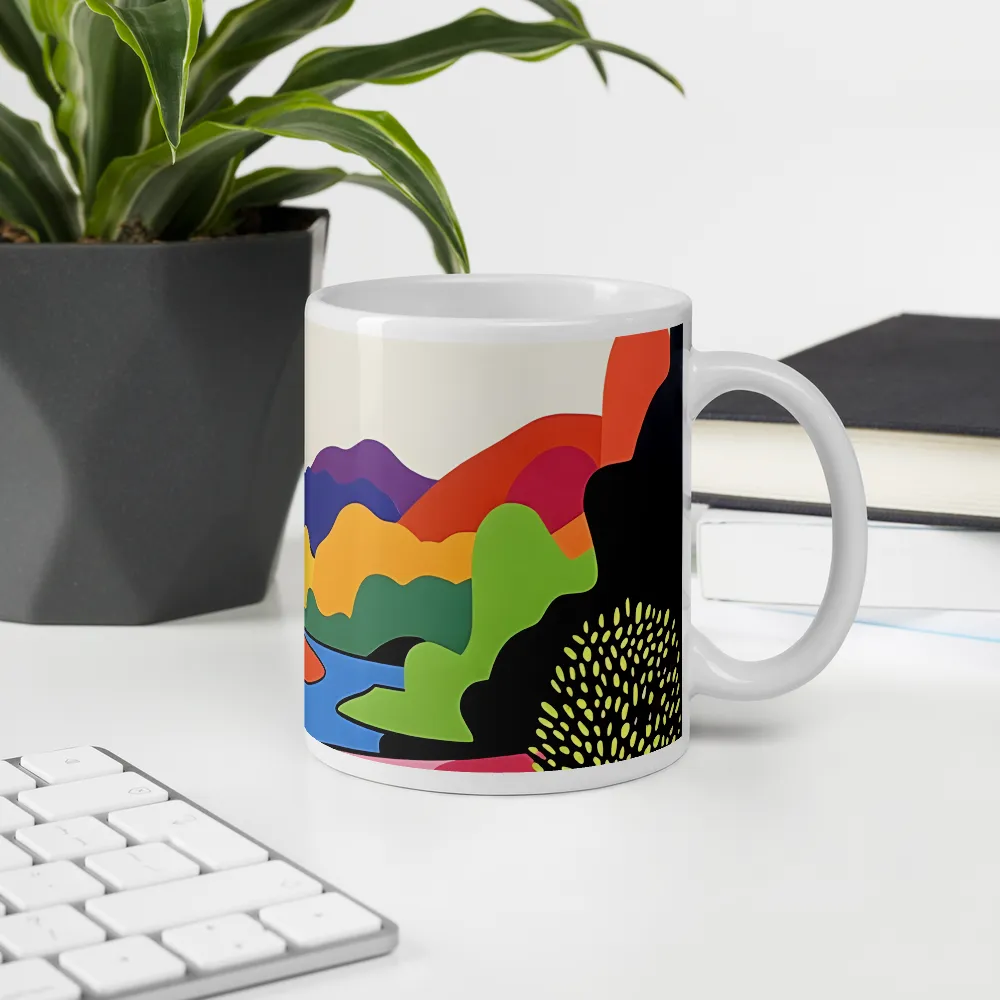 Whimsical Landscape in Color | Mugs | Multiple Sizes & Colors