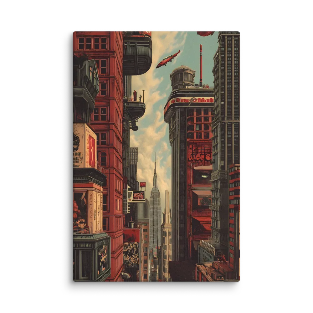 A Glimpse of Tomorrow: Urban Ambition | Canvas | 32″×48″