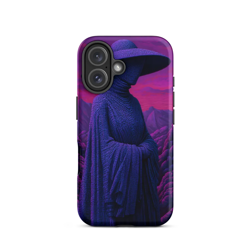 The Enigma of the Cloaked Figure | Phone Case