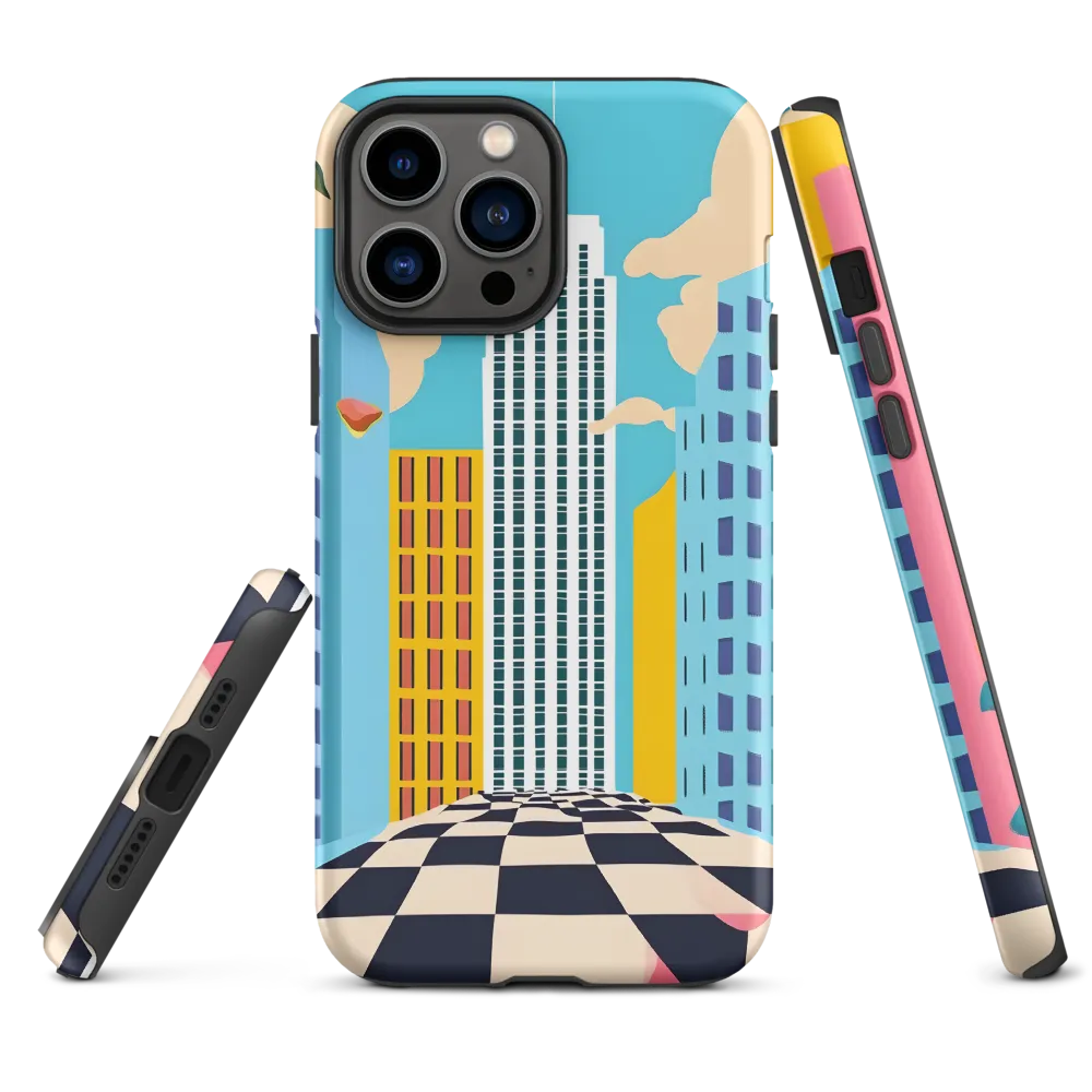 Vibrant Urban Dreamscape | Phone Case |  13 Pro Max | Tough Case | Matte