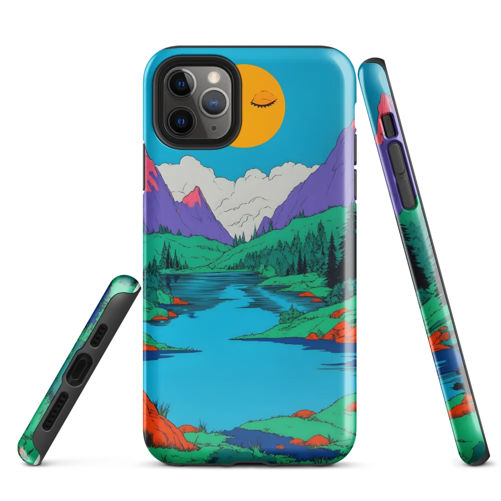 Whimsical Serenity in Vibrant Colors | Phone Case |  11 Pro Max | Tough Case | Glossy