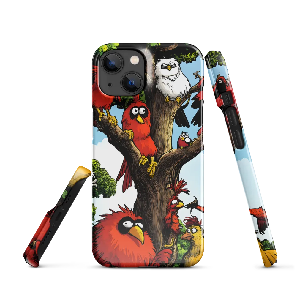 Whimsical Avian Gathering