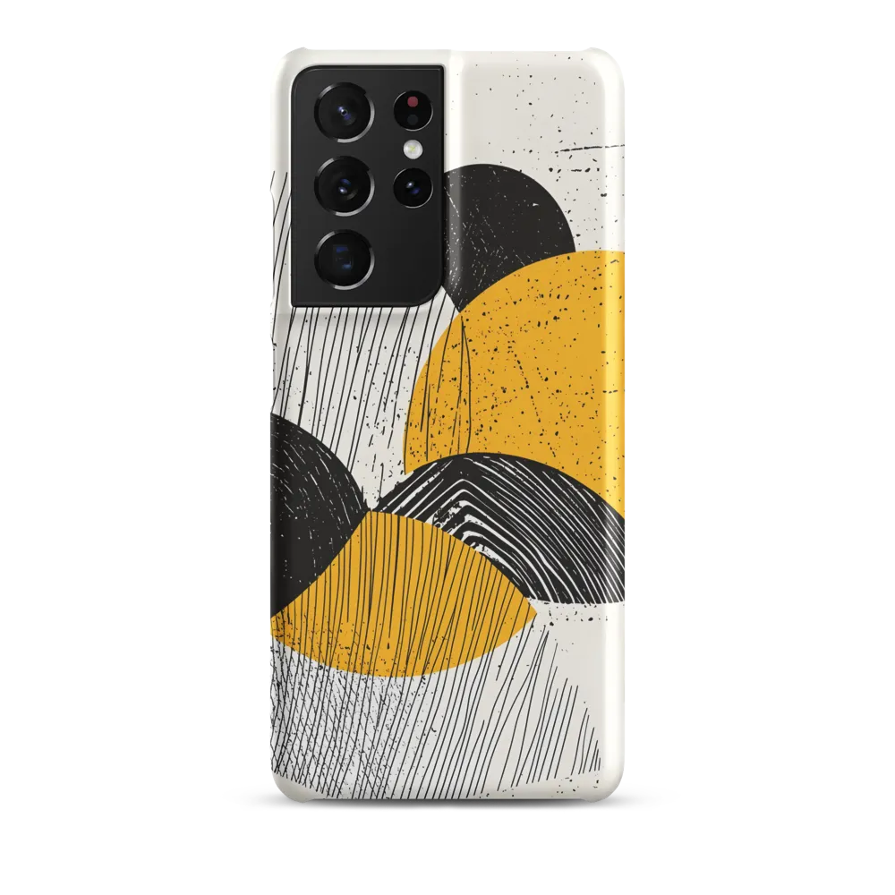 Dynamic Harmony in Black and Yellow