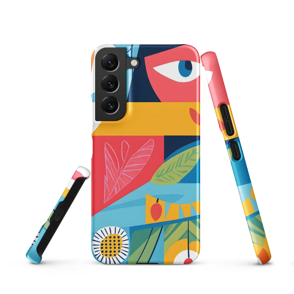 Vibrant Geometric Visage