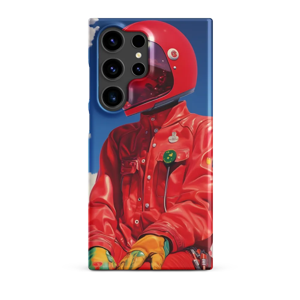 Astronaut in Crimson
