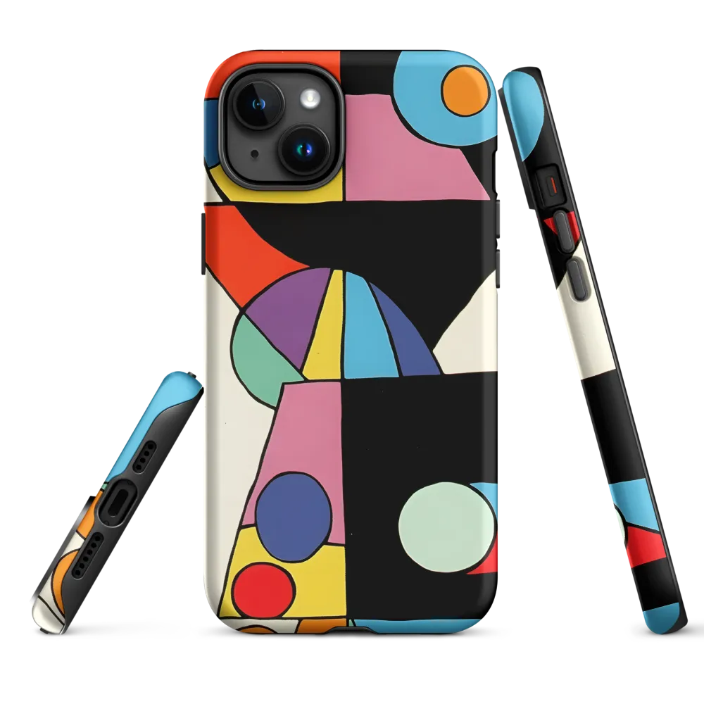 The Play of Shapes | Phone Case |  15 Plus | Tough Case | Matte