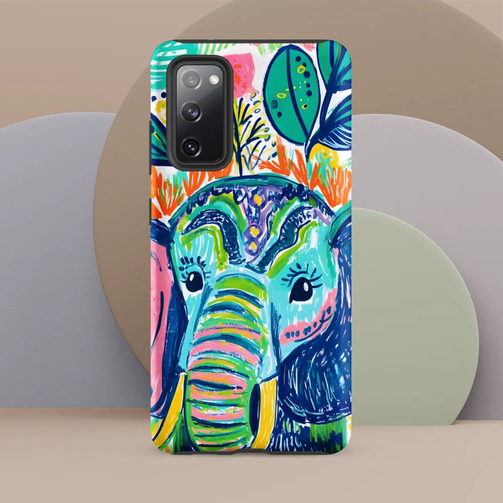Whimsical Elephant Portrait