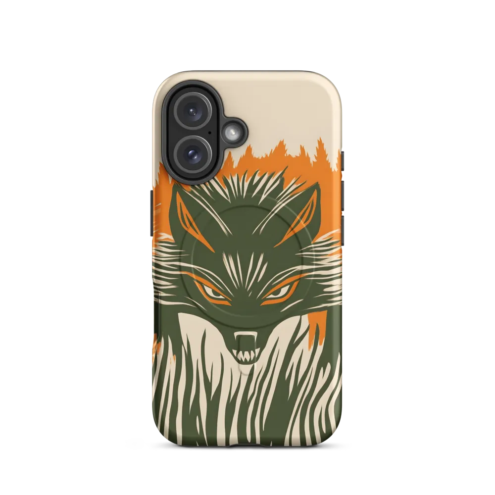 The Fierce Guardian of the Forest | Phone Case |  16 | MagSafe® Tough Case | Matte