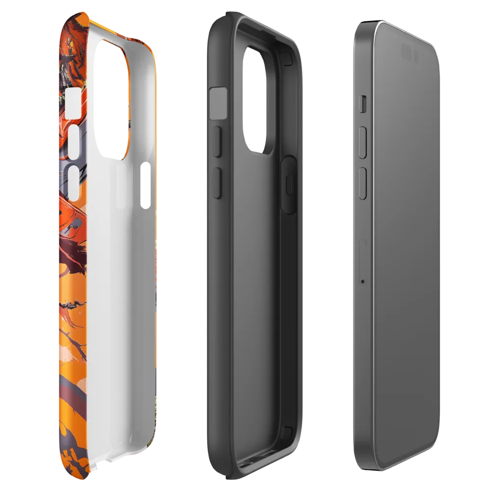 Life in Motion: An Abstract Tree | Phone Case |  14 Pro Max | Tough Case | Glossy