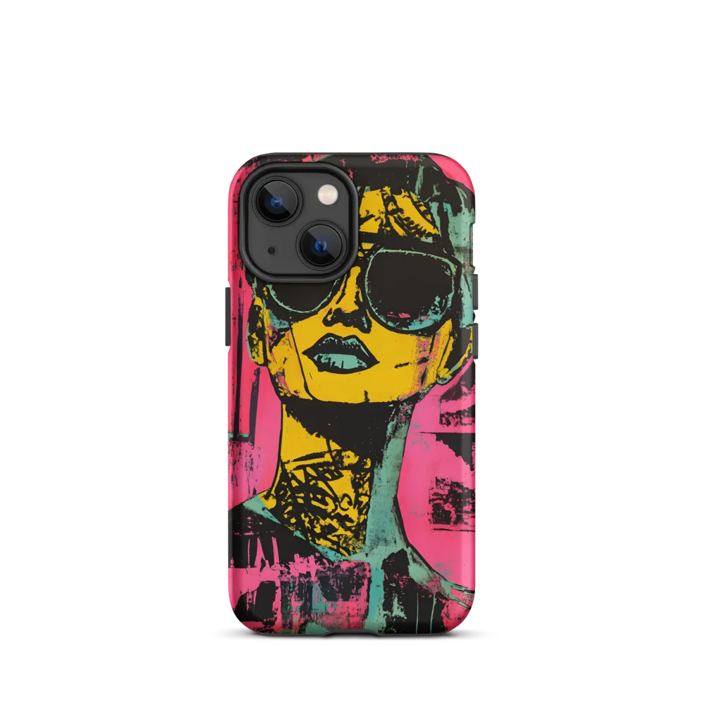 Confident Portrait in Neon Colors