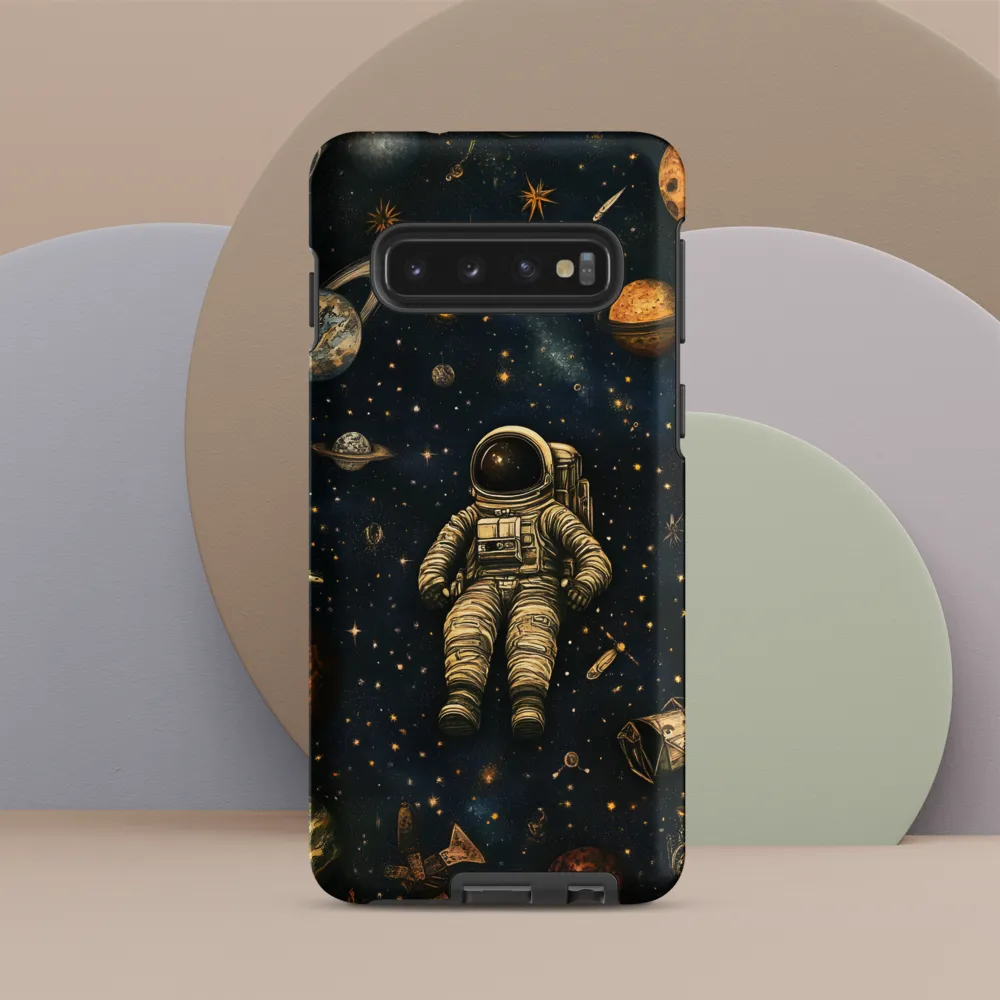 Cosmic Voyage: An Astronaut's Solitude