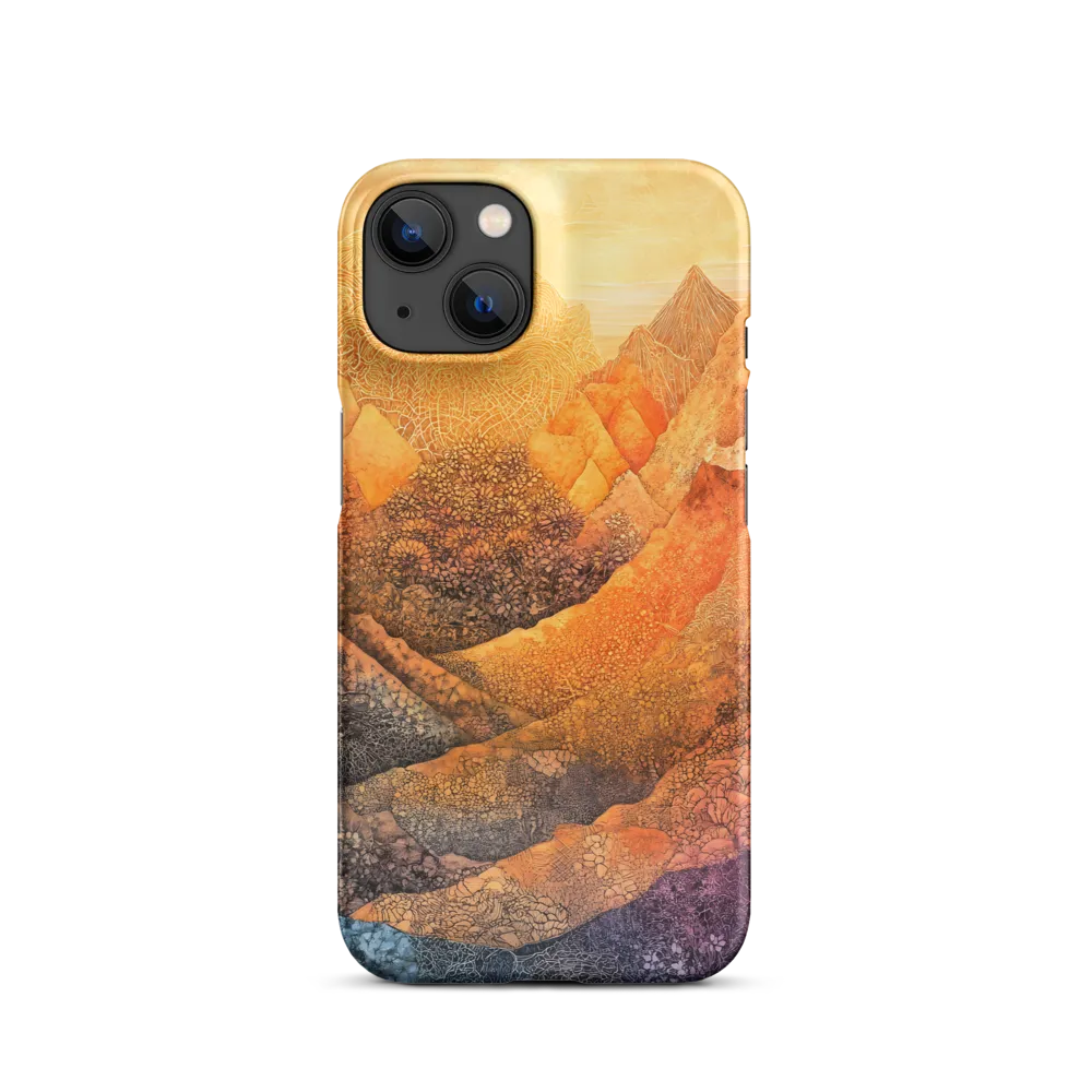 Serene Peaks of Color